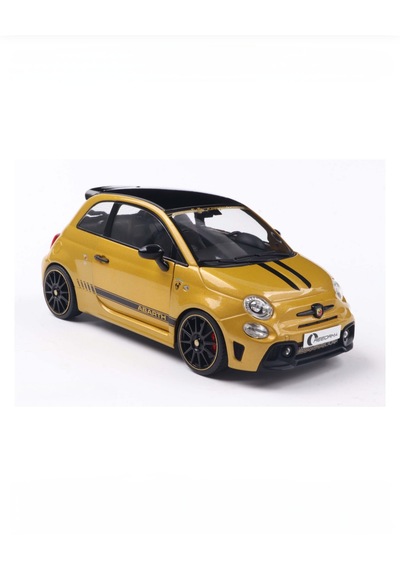 Solido 1:18 Ölçek 2024 Fiat F595 Abarth Sarı Renk Model Araba