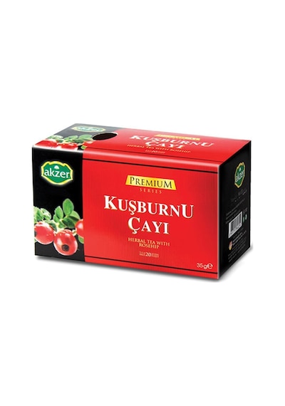 Kuşburnu Otu Çayı Doğal 20 Süzen Poşet