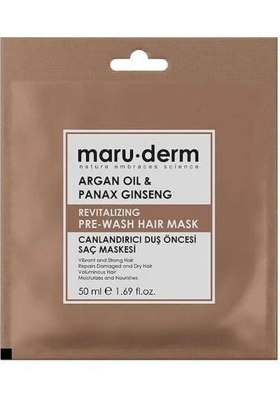 Maruderm Argan Oil % Panax Ginseng Yenileyici Saç Maskesi 50 Ml