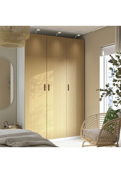 Ikea Tonstad Gardırop Kapağı, Meşe Kaplama, 50x229 Cm, Menteşesiz