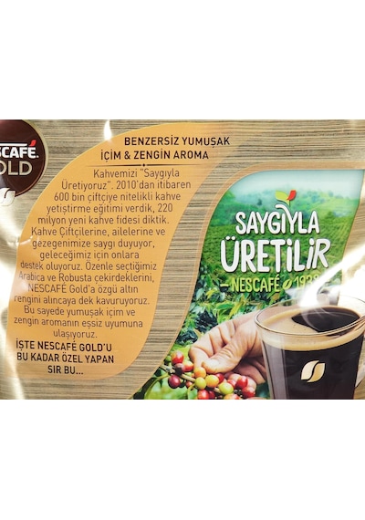 Nescafe Gold Kahve Poşet 200 Gr X 4 Adet Çözünebilir