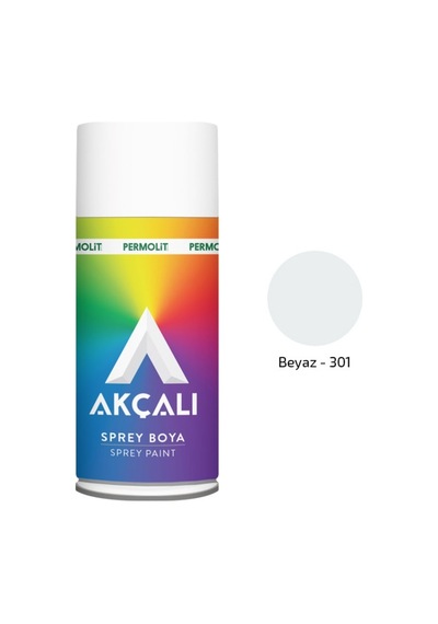 Akçalı Sprey Boya 301 Parlak Beyaz 400 Ml (496321995)