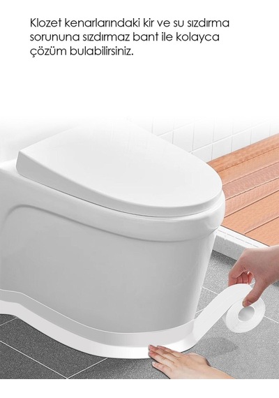 Fıre Kıng Panda 3.2m Banyo Küvet Mutfak Lavabo Su Sızdırmaz Bant Su Geçirmez Kenar Bandı