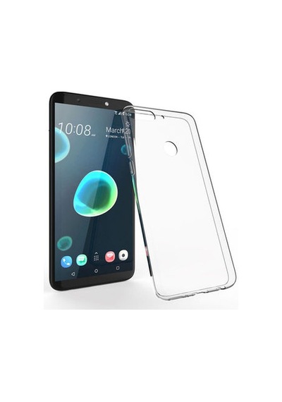 Htc Desire 12 Plus Kılıf Şeffaf Onyx Tpu Süper Silikon Kapak Renksiz/şeffaf