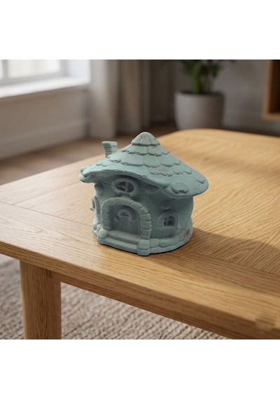 Tahtakale Toptancı Silikon 3d Orta Boy Cüce Evi Kalıbı Şirin Ev Modeli Mum Ve Taş Tozu Kalıbı
