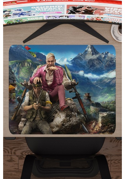 Far Cry Kaymaz Dikişli Kauçuk Oyuncu Mousepad V4 - 48x40 Xl Gaming Mouse Pad Fare Altlığı
