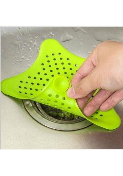 Yıldız Şeklinde Vantuzlu Lavabo Ve Küvet Tıkacı Süzgeç Silikon Diğer