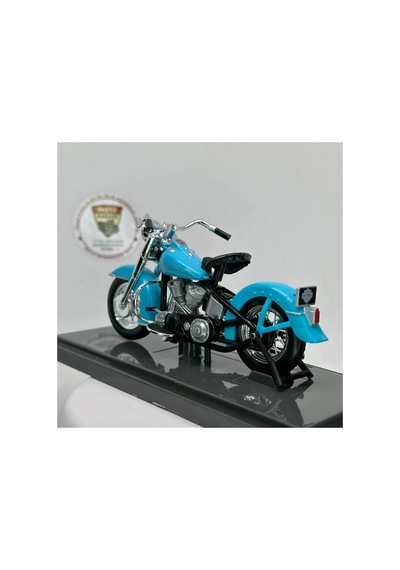 Harley Davidson Flh Duo Glide Maket Motor - 1:18 Maisto