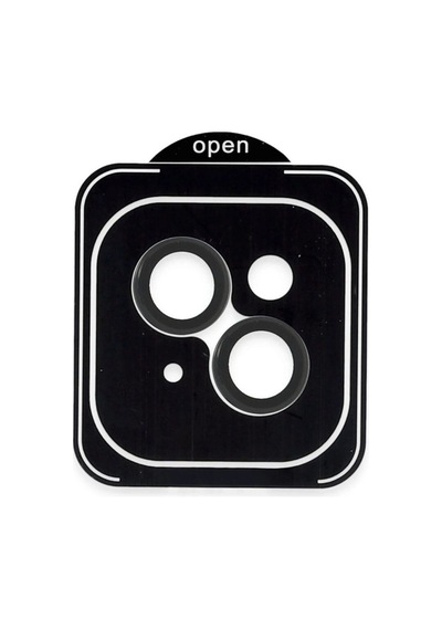 Joko Apple İphone 13 Pvd Metal Kamera Lens Darbeye Dayanıklı Tam Uyumlu - Siyah