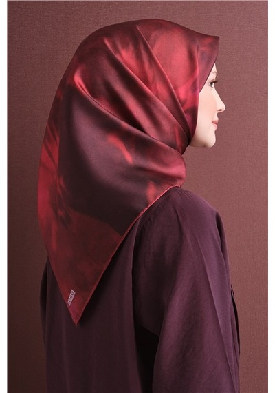 Armine Saf İpek Sura Eşarp 9606d 56 Siyah Beyaz