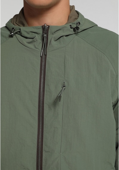 Colin's Colins Loose Fit Düz Astarlı Fermuarlı Erkek Yeşil Yağmurluk Cl1081715 Q1.v1 Kha Haki