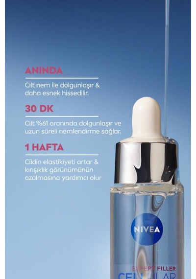 Cellular Expert Filler Dolgunlaştırıcı Serum 30ml, Hyaluronik Asit, Nemlendirici, Kırışıklık Karşıtı