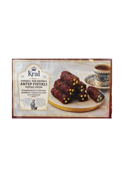 Kral Zereşk Kaplı Nar Aromalı Fındıklı Sultan Lokum 454 G