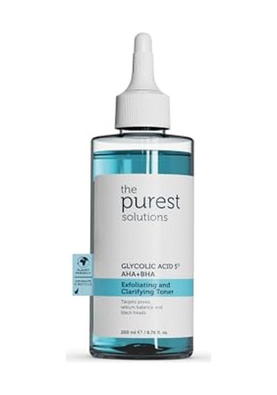 Gözenek Ve Siyah Nokta Görünümünü Azaltmaya Yardımcı Arındırıcı Tonik,%5 Glikolik Asit, Aha, Bha, 200 Ml
