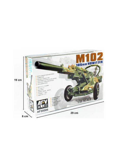 1/35 M102 105mm Howıtzer Obüs Maketi, Afv Club 35006
