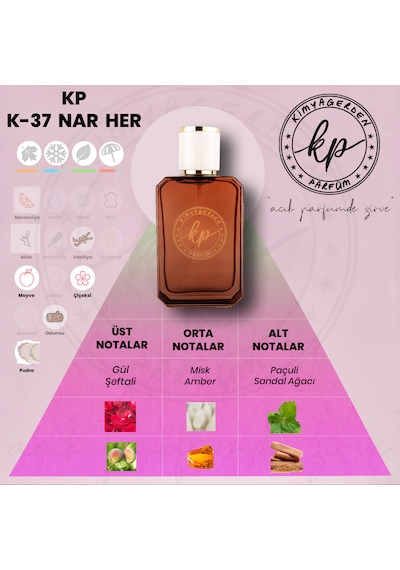 KP Kimyagerden K-37 Açık Parfüm Extrait De Parfum 50 ML