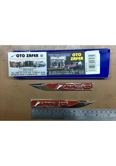 Carub Arma Metal Krom Trd Kırmızı 2Li