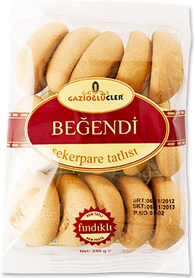 Gazioğlu Üçler Beğendi Fındıklı Şekerpare 240 Gr X 3 Adet