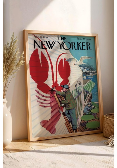 The New Yorker Çerçeveli Tablo March 22 1958