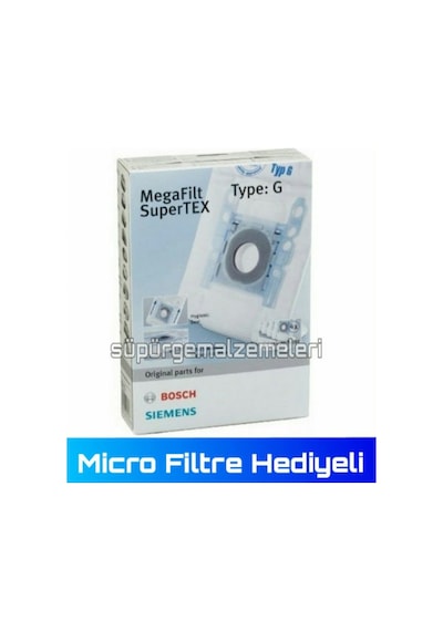 Bosch Uyumlu Bsg 72000 - 72022 - 72212 Formula Toz Torbası 4 Adet (415855356)