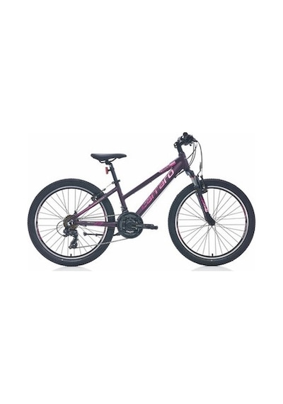 Carraro Force 401 24 Jant Full Shimano 21 Vites Kız Bisikleti Siyah Fuşya