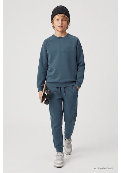 TOMMYLIFE Orman Yeşili Standart Fit Basic Dikiş Detaylı Erkek Çocuk Eşofman Takım - 11325 Koyu Yeşil TOMMYLIFE Orman Yeşili Standart Fit Basic Dikiş Detaylı Erkek Çocuk Eşofman Takım - 11325 Koyu Yeşil