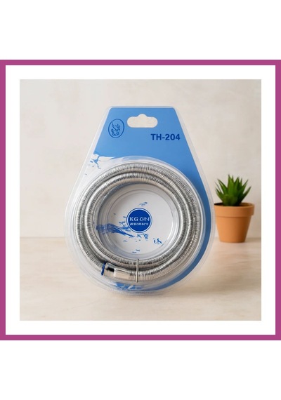 Gees Global Yaylı Metal Duş Hortumu 150 Cm - Vakumlu Ambalaj Gbzs