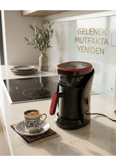 Sesli Uyarılı Türk Kahvesi Makinesi Otomatik Kapanma Ve Damlama Emniyetli - Lisinya