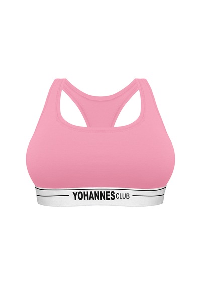 Yohannes Club, Kadın Pamuklu Büstiyer Sütyen, Renk Seçenekli, Tekli Paket Pudra
