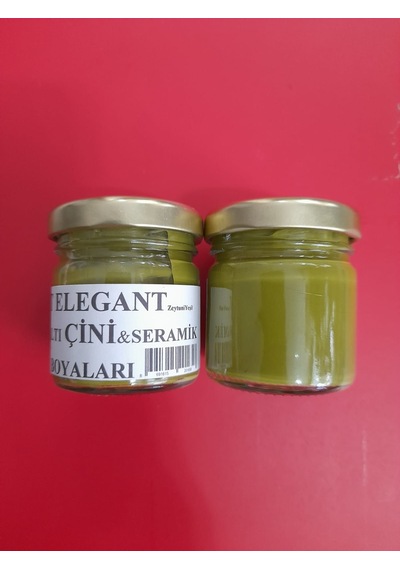 Art Elegant Çini Boyası Zeytuni Yeşil 8842 50 ML Yeşil