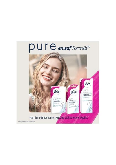 Veet Pure Sir Ağda Bantları Yüze Özel 20 Li 16'li Paket