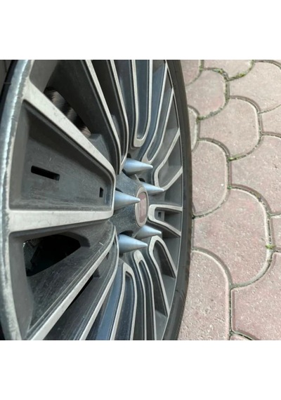 Sts Oto Aksesuar Sivri Mermi Bijon Kapağı Sökme Aparatlı Gri 19 mm (01)