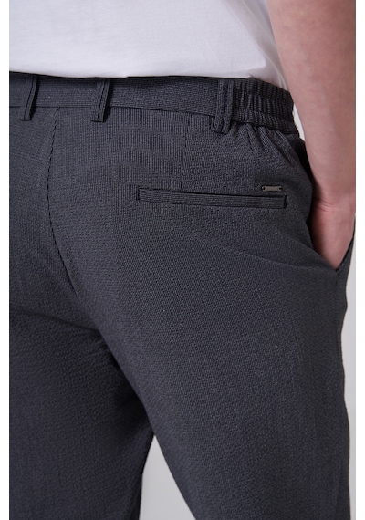 Morven Erkek Lacivert Trend Slim Fit Lastikli Pantolon 26ms003021200 Lacivert