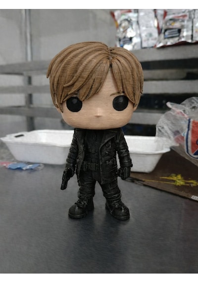 Resident Evil Leon S Kennedy Funko Pop Tarzı Koleksiyonluk Chibi Figür 10 Cm