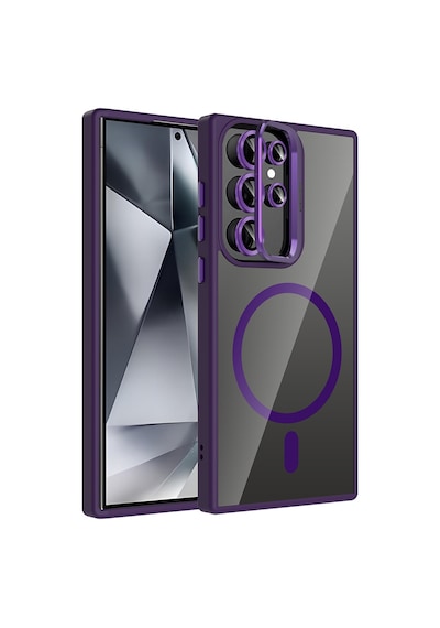 Nihcase Samsung Uyumlu Galaxy S24 Ultra Kılıf Etro Standlı Lens  Kapak