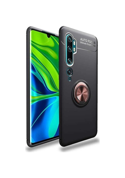 Xiaomi Mi Note 10 Yüzüklü Standli Manyetik Kamera Korumali Kilif 409986415