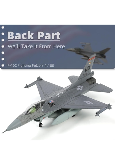Maket Uçaklar-f16 Savaş Uçağı Ebat 1:100 14 10 5 Cm .