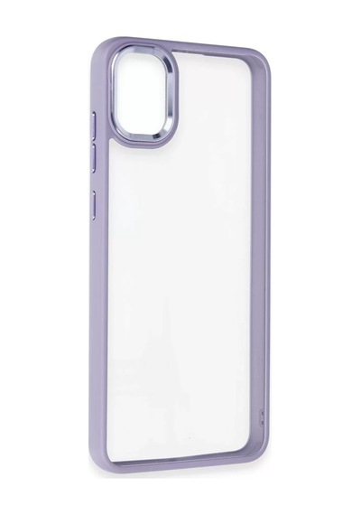 Bezos Samsung Galaxy A05 Uyumlu Kılıf Power Silikon - Lila Dmc