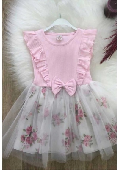 Retro Women Kız Çocuk Toz Pembe Çiçekli Kısa Kol Kırmızı Tütü Kutlama Doğum Günü Abiye Prenses Şık Elbise Pembe Retro Women Kız Çocuk Toz Pembe Çiçekli Kısa Kol Kırmızı Tütü Kutlama Doğum Günü Abiye Prenses Şık Elbise Pembe