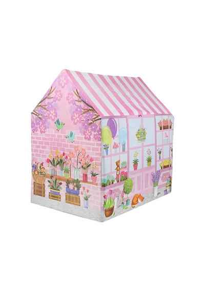 Molie Pembe Çiçekli Kız Çocuk Oyun Evi Katlanabilir Ve Eğlenceli Oyun Çadırı