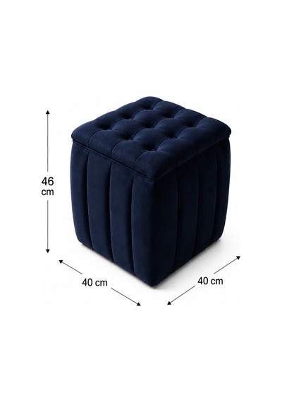 Dekoratif Kare Puf 40x40 Cm Belora İthal Kumaşlı Lüks Puf, Ultra Yumuşak Modern Oturma Pufu, Şık Salon Ve Yatak Odası Pufu, Premium Kalite Lacivert - 908231317 Lacivert Dekoratif Kare Puf 40x40 Cm Belora İthal Kumaşlı Lüks Puf, Ultra Yumuşak Modern Oturma Pufu, Şık Salon Ve Yatak Odası Pufu, Premium Kalite Lacivert - 908231317 Lacivert