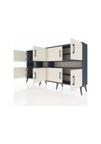 Arges Konsol 8 Raflı 8 Kapaklı 176x30x99 Antrasit-aytaşı/antrasit Aytası/antrasıt - Antrasıt Arges Konsol 8 Raflı 8 Kapaklı 176x30x99 Antrasit-aytaşı/antrasit Aytası/antrasıt - Antrasıt