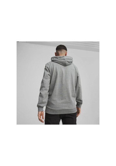 Puma Hoodies, Regular, Longsleeve, Collar, Regular, Plain Gray