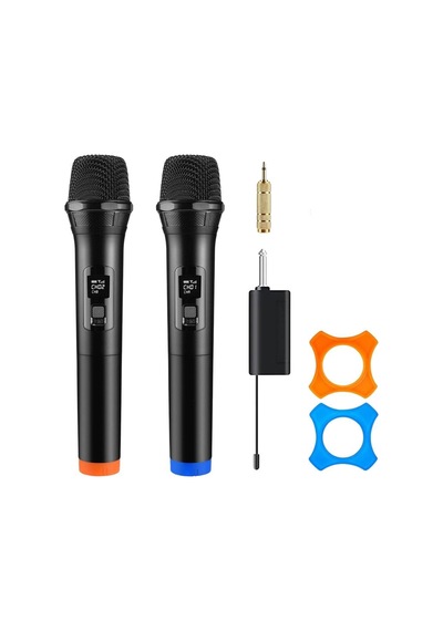 Hepu Hp-m001 2 El Kablosuz Telsiz Mikrofon