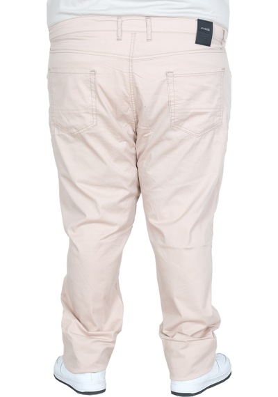 Mode Xl Büyük Beden Erkek Keten Pantolon 5 Cep Barcelona 25902 Bej Bej