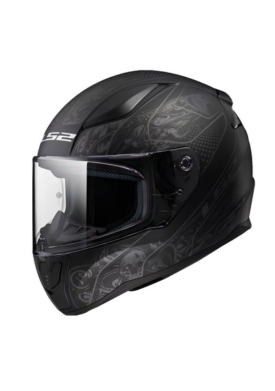 Ls2 Rapıd 2 Crypt Full Face Motosiklet Kaskı Mat Siyah - Sarı
