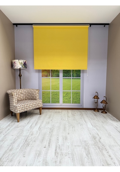 Donatti Stor Perde İthal Mat Polyester Sarı P1680 Sarı