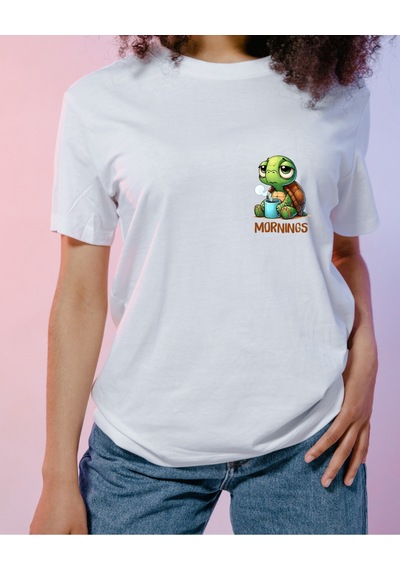Porsche 911 Turbo Tasarımlı Baskılı T-shirt Beyaz