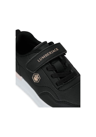 Lumberjack Rıck Jr Siyah Kız Çocuk Sneaker 000000000102697166 Siyah-pembe