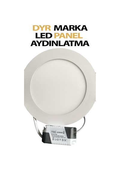 Sıva Altı Led Panel Aydınlatma 9 Watt Beyaz Işık Tasarruflu